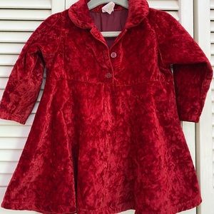 BABY GAP Velvet Patterned Dress 12-18mos